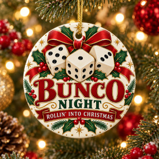 Enfeite de Natal Bunco Vintage