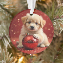 Enfeite de Natal Cachorrinho