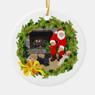 Enfeite de Natal Cachorro Scottie