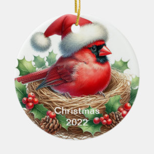 Enfeite de Natal Cardinal