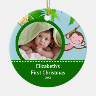Enfeite de Natal com Foto do Primeiro Natal do Beb