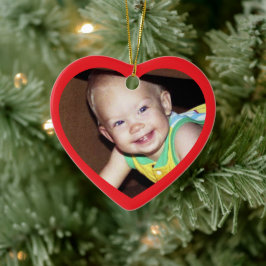 Enfeite de Natal com Foto - sua foto
