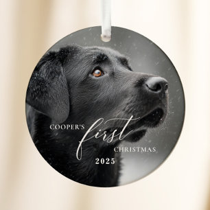 Enfeite de Natal com Letra de Cachorro Primeiro Na