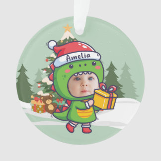 Enfeite de Natal com nome personalizado + mensagem