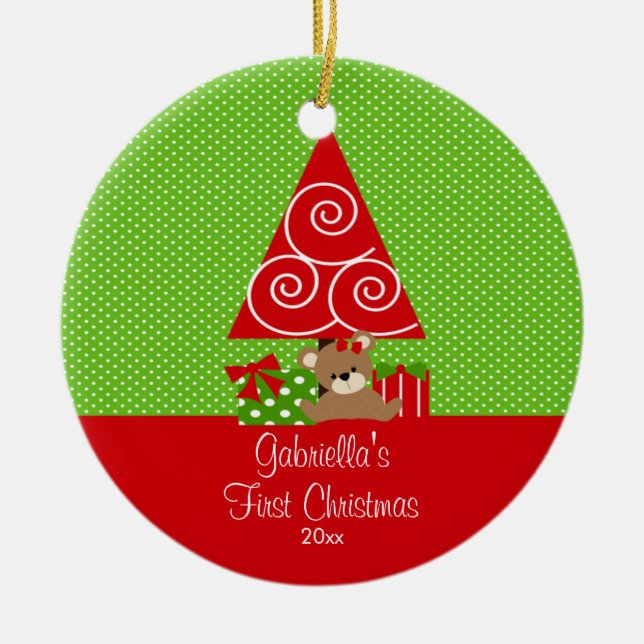 Enfeite de Natal da Primeira Árvore de Natal do Be (Frente)