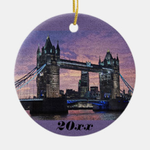Enfeite de Natal da Torre da Ponte de Londres