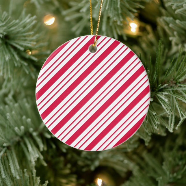 Enfeite de Natal de Bala de Hortelã (Árvore)