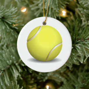 Enfeite de Natal de Bola de Tênis