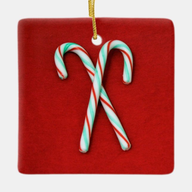 Enfeite de Natal de Cana-de-Açúcar (Frente)