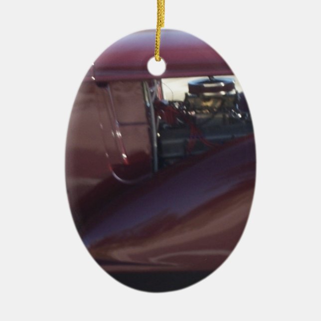 Enfeite de Natal de Carro Antigo (Frente)