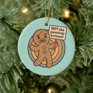 Enfeite de Natal de Gengibre Gingy Fofo
