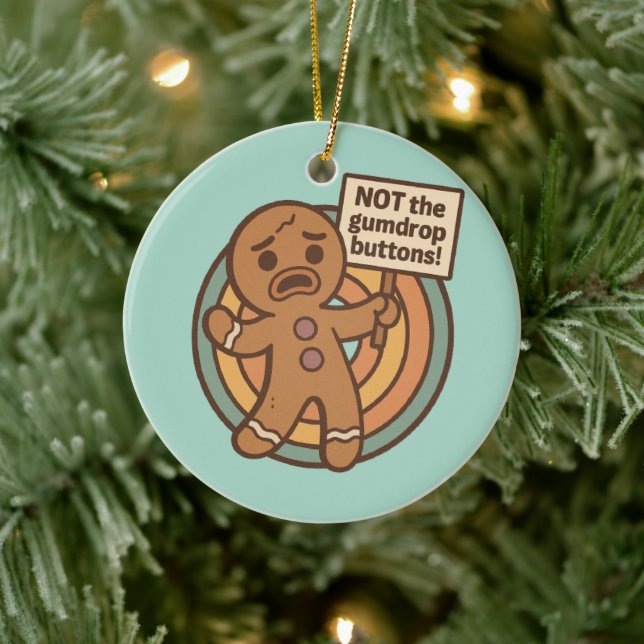 Enfeite de Natal de Gengibre Gingy Fofo (Árvore)