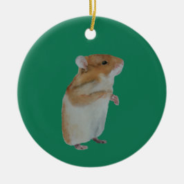 Enfeite de Natal de hamster
