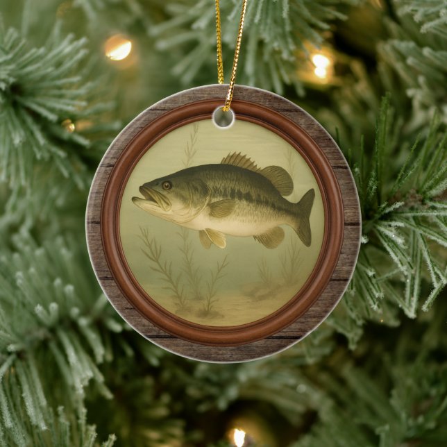 Enfeite de Natal de Madeira Escura para Robalo de  (Árvore)