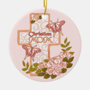 Enfeite de Natal de Mãe Cristã