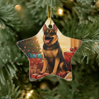 Enfeite de Natal de Ovelheiro Alemão, Presente par