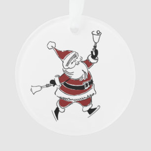Enfeite de Natal de Papai Noel Antigo