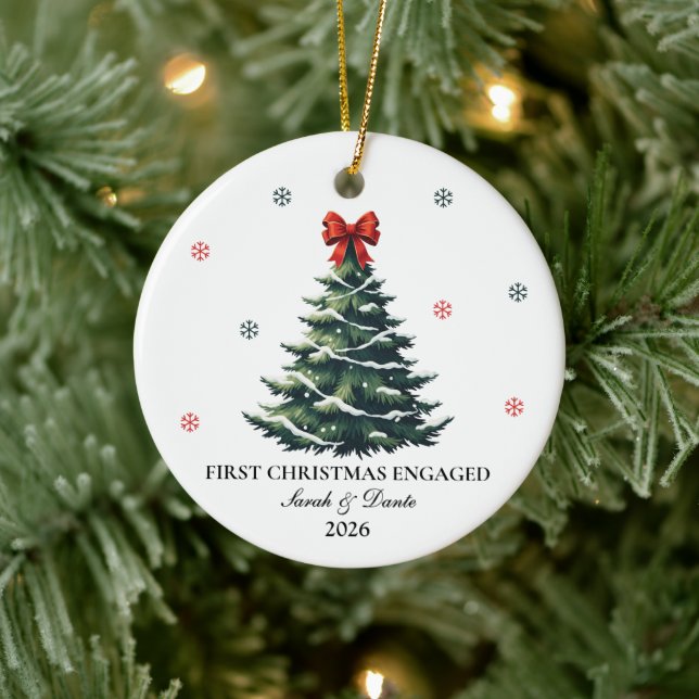 Enfeite de Natal de Primeiro Engajamento Personali (Árvore)