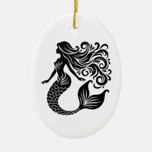 Enfeite de Natal de Sereia