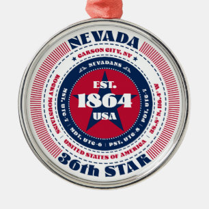 Enfeite de Natal do 36º Estado de Nevada