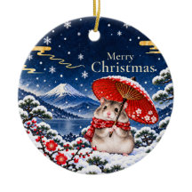 Enfeite de Natal do Hamster de Inverno Japonês Mon