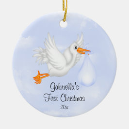 Enfeite de Natal do Menino da Cegonha para o Prime