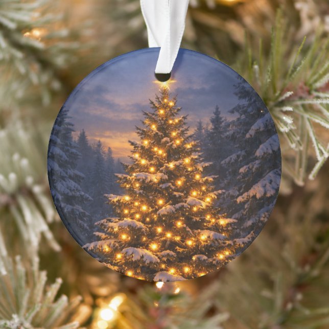 Enfeite de Natal em Acrílico Árvore da Floresta (Árvore)