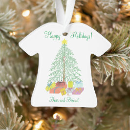 Enfeite de Natal em Forma de Camisa de Árvore