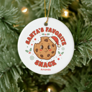 Enfeite de Natal Engraçado do Lanche Favorito do P