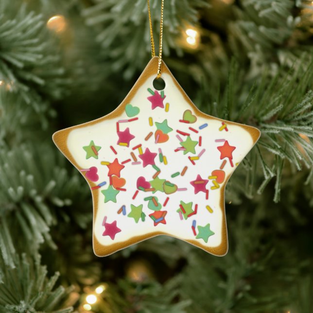 Enfeite de Natal Estrela “Biscoito de Natal” Var05 (Árvore)