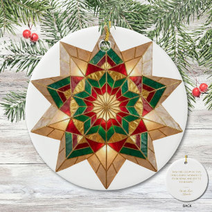 Enfeite de Natal Estrela Parol Filipina Capiz-In