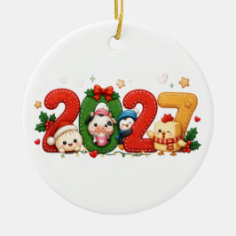 Enfeite de Natal fofo 2027