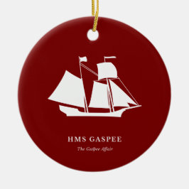Enfeite de Natal — HMS Gaspee