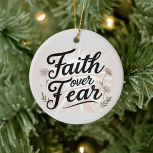 Enfeite de Natal Inspirado na Fé