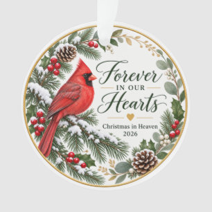 Enfeite de Natal Memorial de Cardinal 2026 Para