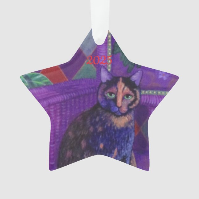Enfeite de Natal Meowy 2025 (Frente)