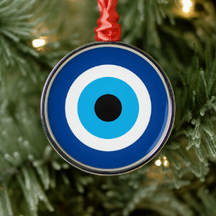 Enfeite de Natal nazar Olho Gordo Blue Mati
