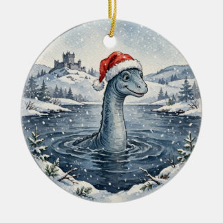 Enfeite de Natal Nessie Papai Noel