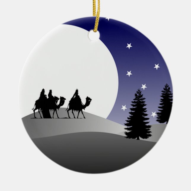 Enfeite de Natal - Nós, os Três Reis Magos (Frente)