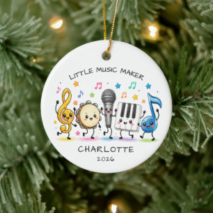 Enfeite de Natal Pequeno Fazedor de Música