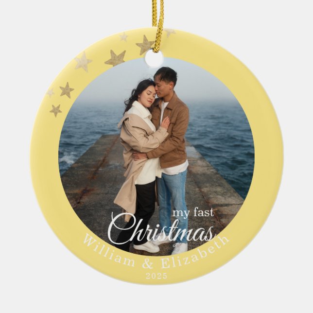 Enfeite de Natal Personalizado (Frente)