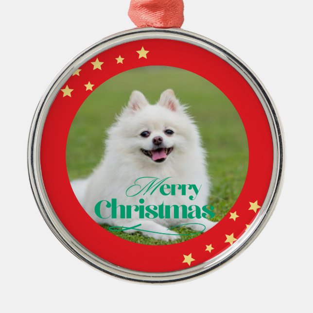 Enfeite de Natal Personalizado (Frente)
