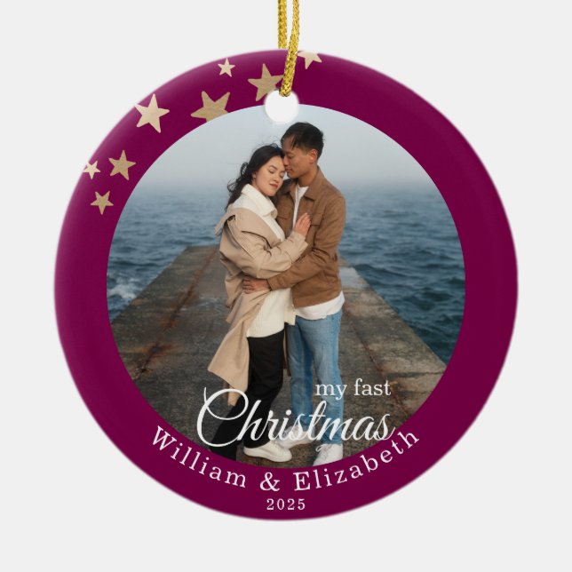 Enfeite de Natal Personalizado (Frente)