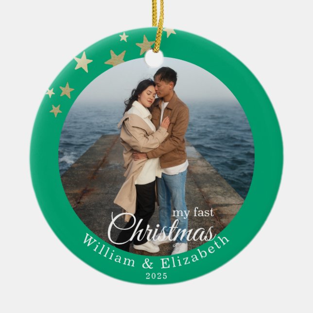 Enfeite de Natal Personalizado (Frente)