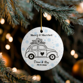 Enfeite de Natal Personalizado Casado, Personaliza