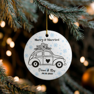 Enfeite de Natal Personalizado Casado, Personaliza