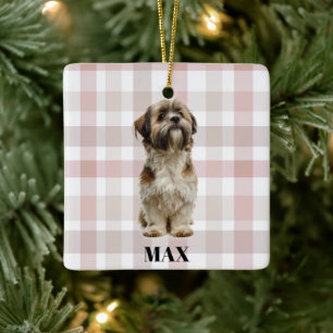 Enfeite de Natal Personalizado com Foto e Nome do