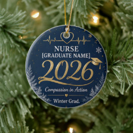 Enfeite de Natal Personalizado da Turma de Enferma