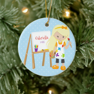 Enfeite de Natal Personalizado de Artista Pequenin