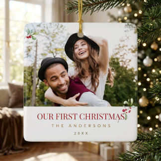 Enfeite de Natal Personalizado do Nosso Primeiro N